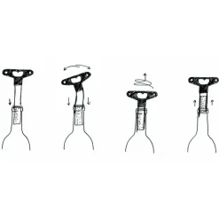 Ustensiles Pour Le Vin<L'ATELIER DU VIN Tire-bouchon Bilame,