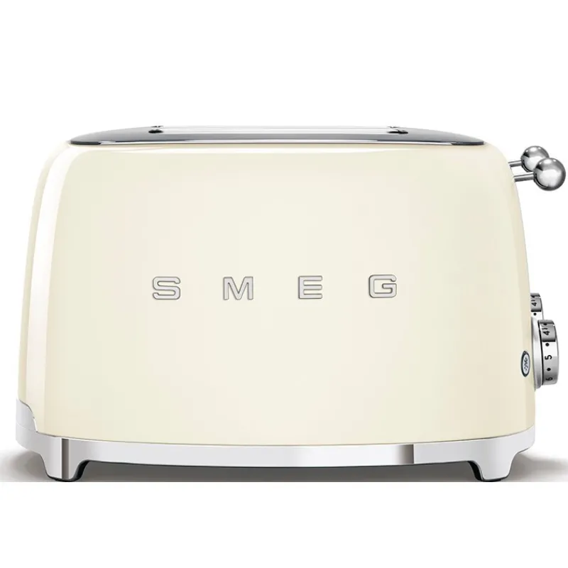 Grille-Pain Et Toasters<SMEG Toaster 4 tranches Années 50 Crème,
