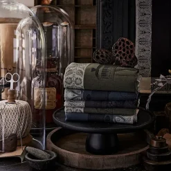 Torchons<LE JACQUARD Français Torchon Curiosités Minérales Charbon,