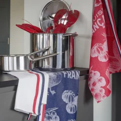 Torchons<LE JACQUARD Français Torchon Gastronomie,