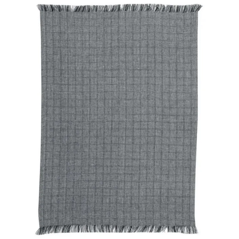 Torchons<Winkler Torchon recyclé Aden noir et blanc,