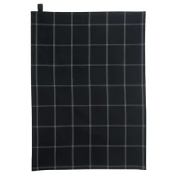 Torchons<Winkler Torchon Recyclé Doha Noir,