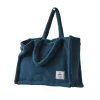 Les Accessoires<Sylvie Thiriez Tote bag polaire Bleu Pétrole,
