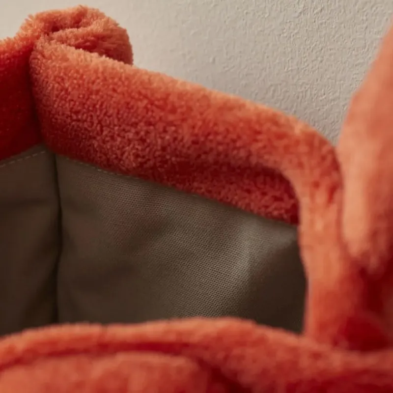 Les Accessoires<Sylvie Thiriez Tote bag polaire Orange Bruni,