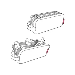 Coin Lavabo|Coin Douche Et Bain<Reisenthel Trousse Duocase Twist Silver,