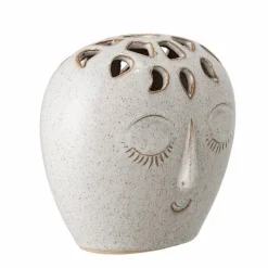Vases<Bloomingville Vase Blanc en Grès Elissa,