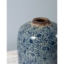 Vases<Chehoma Vase Cylindrique fleuri,