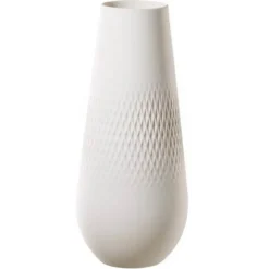 Vases<Villeroy & Boch Vase Manufacture Collier Blanc Carré haut,