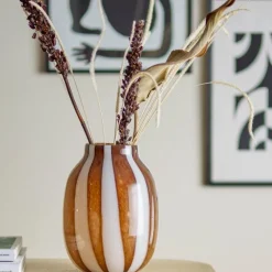 Vases<Bloomingville Vase Marron H23cm Mayah,