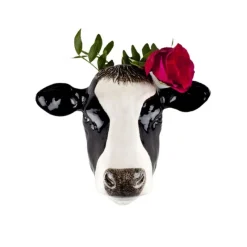 Vases|Objets Insolites<Quail Ceramics UK Vase mural Vache M,