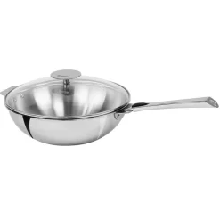 Woks<CRISTEL Wok 24cm amovible inox Casteline,