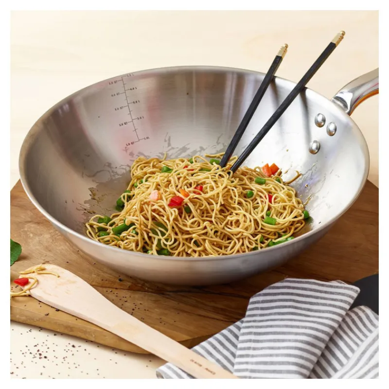 Woks<DE BUYER Wok inox Alchimy,
